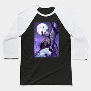Viking Moon Baseball T-Shirt